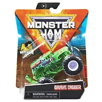 Monster Jam, Monster truck Grave Digger officiel, véhicule en métal moulé, série Shear Madness, échelle 1:64