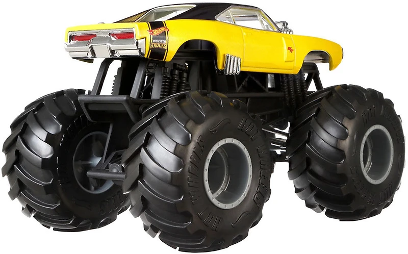 Hot Wheels - Monster Trucks - Véhicule Dodge Charger R/T 1970 - Édition anglaise