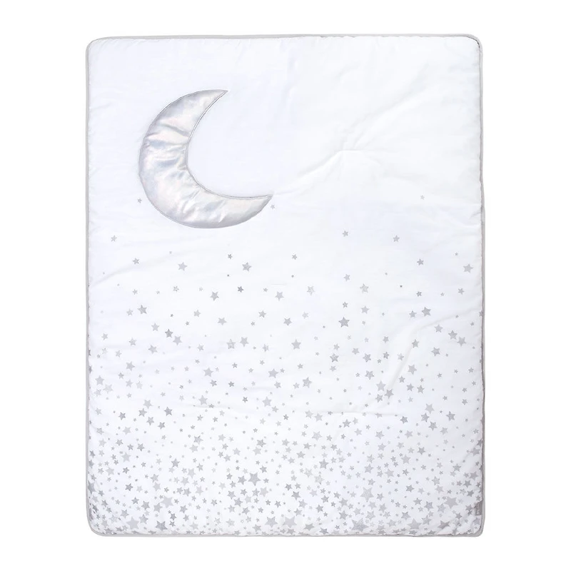 Sprinkle Stars and Moon 3 Piece Crib Bedding