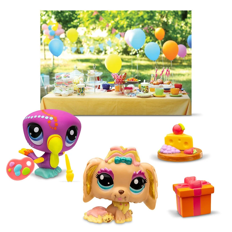 Littlest Pet Shop - Garden Party Des Petfluencers - 1 par commande, la couleur peut varier (Chacun vendu séparément, sélectionné au hasard)