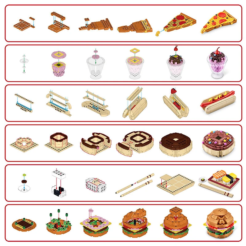 Collection de briques de construction MAX Premium Snacks de ZURU