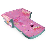 Mobilier Marshmallow - Canapé dépliable en mousse 2-en-1 pour enfants - Peppa Pig