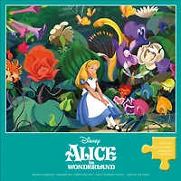 Disney 300 Pièces Surdimensionnées - Alice Avec Des Fleurs - Puzzle 300 Pièces