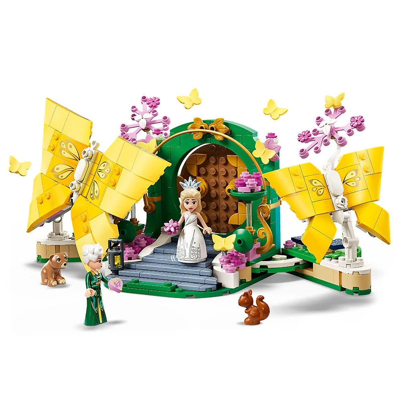 LEGO Wicked Glinda's Wedding Day Set, Butterfly Toy Inspires Role-Play Activities for Kids 75688
