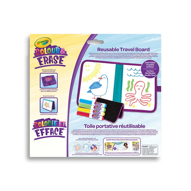 Crayola Colour & Erase Reusable Travel Board