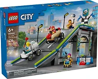 LEGO City No Limits: Race Car Ramp Track Building Toy - Soap Box Car Ramp for Racing with 2 Cars - 60460