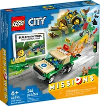 LEGO City Wild Animal Rescue Missions 60353 Building Kit (246 Pieces)