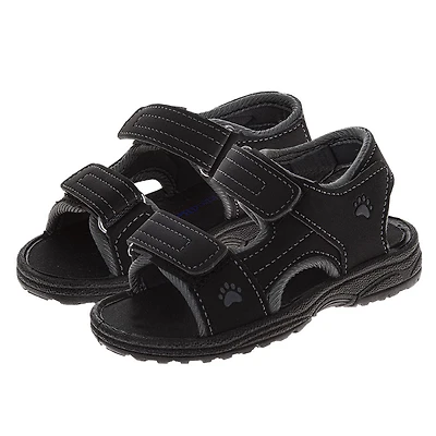 Rugged Bear Black/Grey Sport Sandal