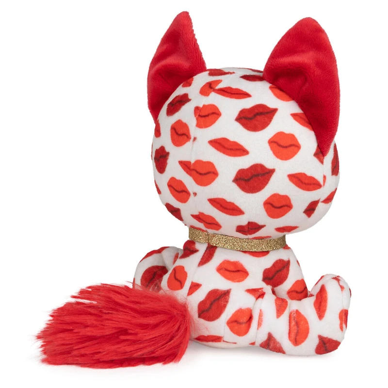 P.Lushes Pets Gem Stars Collection, peluche renard Scarlett Smooches, blanc/rouge, 15,2 cm