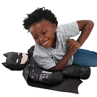 Jouet en Peluche Parlant de 45 cm (18 pouces) The Batman Bashin' Battler Batman avec Poitrine Eclairante et Expressions d'Action - Édition anglaise