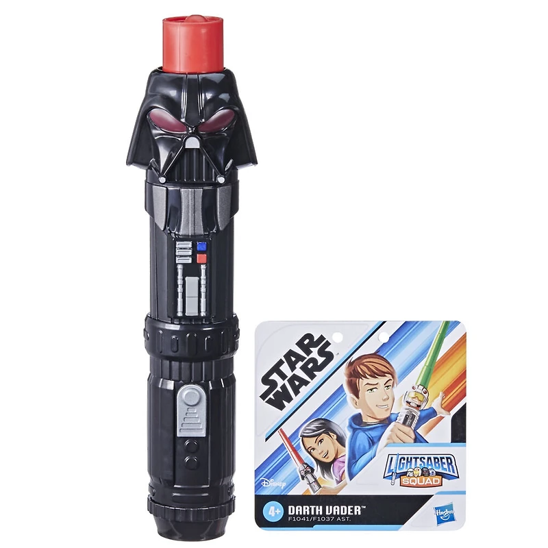 Star Wars Lightsabler Squad, sabre laser Darth Vader à lame rouge extensible, accessoire de déguisement