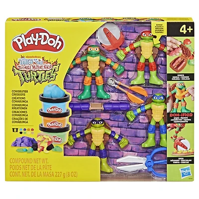 Play-Doh Les Tortues Ninja Créations Cowabunga, coffret de pâte à modeler
