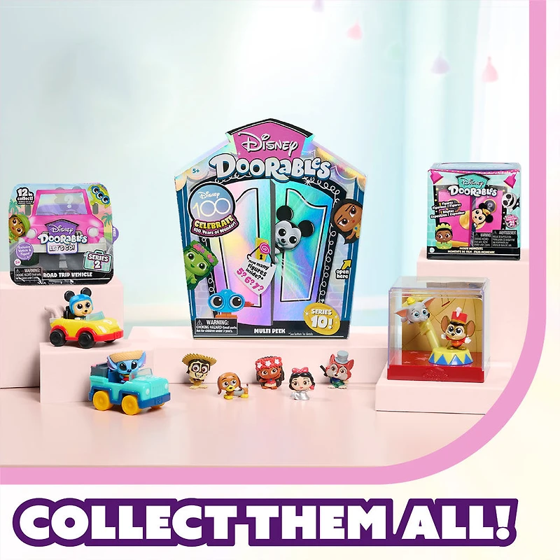 Disney Doorables NEW Mini Peek Series 10, Collectible Blind Bag Figures, Styles May Vary