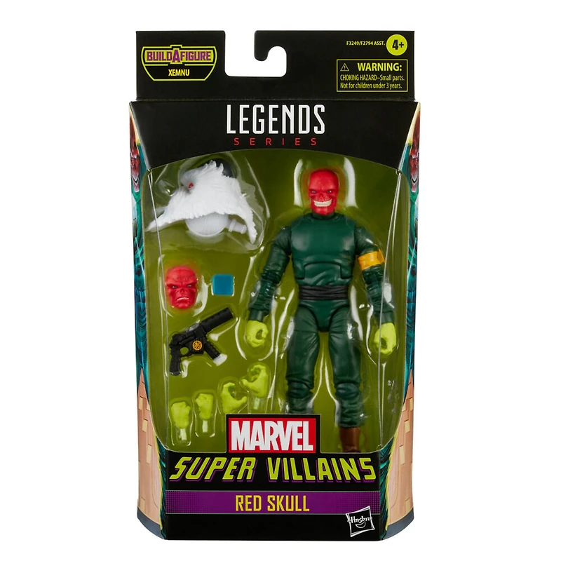 Marvel Legends Series Red Skull Figure and 7 Accessories and 1 Build-a-Figure Part
