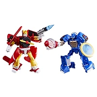 Transformers Collaborative Sonic the Hedgehog x Transformers, figurines Wingtail et Blue Booster
