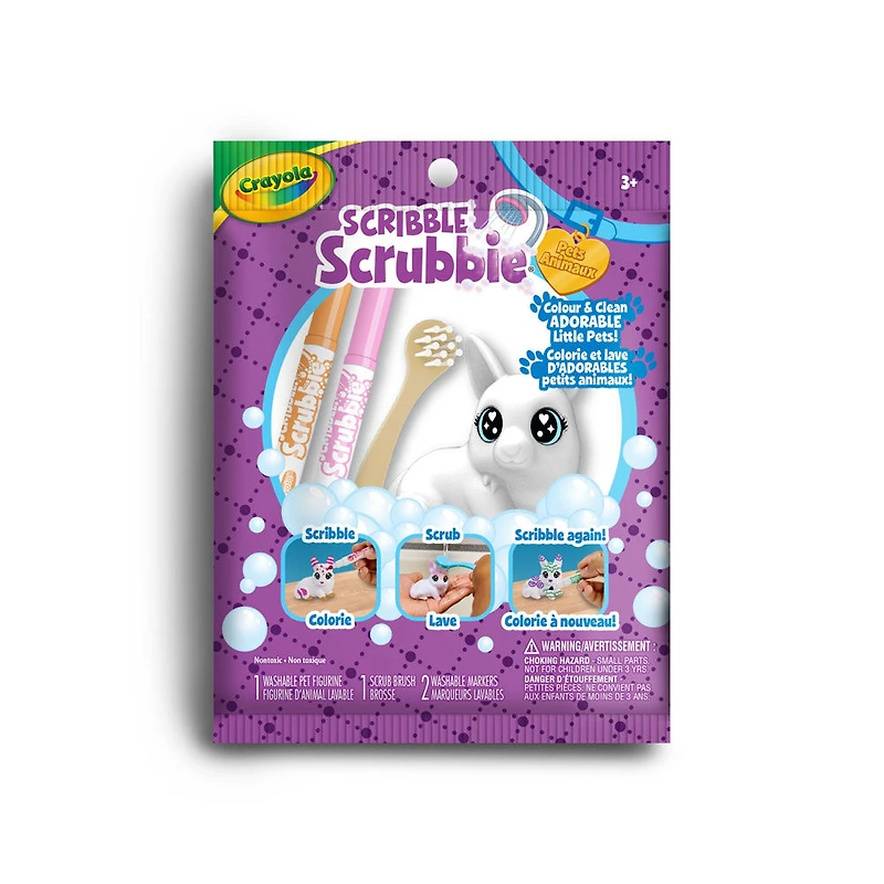 Scribble Scrubbie Pets - 1 Bag