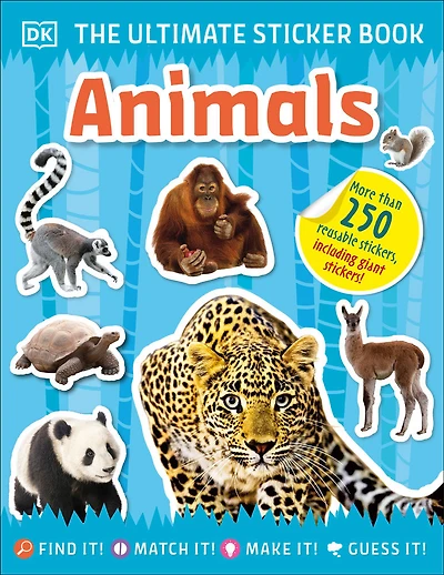 The Ultimate Sticker Book Animals - English Edition