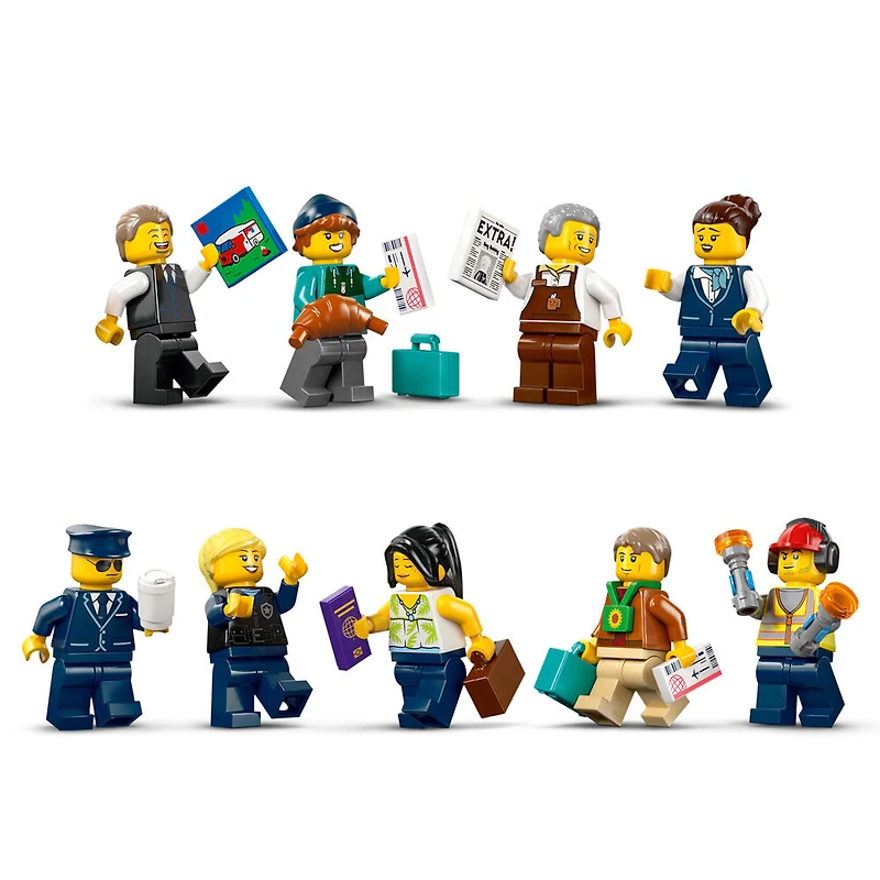 LEGO City Airport with Airplane Building Toy Building Toy for Kids, Boys & Girls, Ages 8+ - 60502