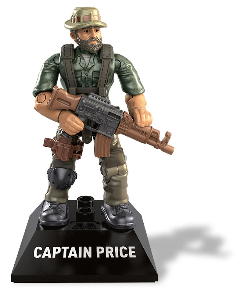 Mega Construx - Micro-figurine articulée Capitaine Price de "Call of Duty" à construire de collection