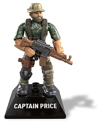 Mega Construx - Micro-figurine articulée Capitaine Price de "Call of Duty" à construire de collection