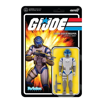 GI Joe ReAction Figures Vague 2 - Cobra Shocktrooper (Fusil C)