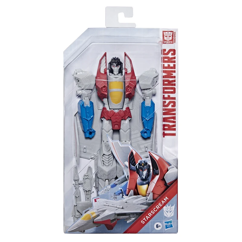 Transformers Toys Titan Changers Starscream Action Figure, 11-inch