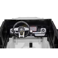 KidsVip 24V Enfants et Tout-Petits Mercedes G Series 4x4 Voiture Eléctrique avec Commande à Distance - Blanc - Édition anglaise