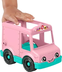 Fisher-Price Little People Ice Cream Truck, Push-Along Toy Vehicle & Figure for Toddlers & Kids