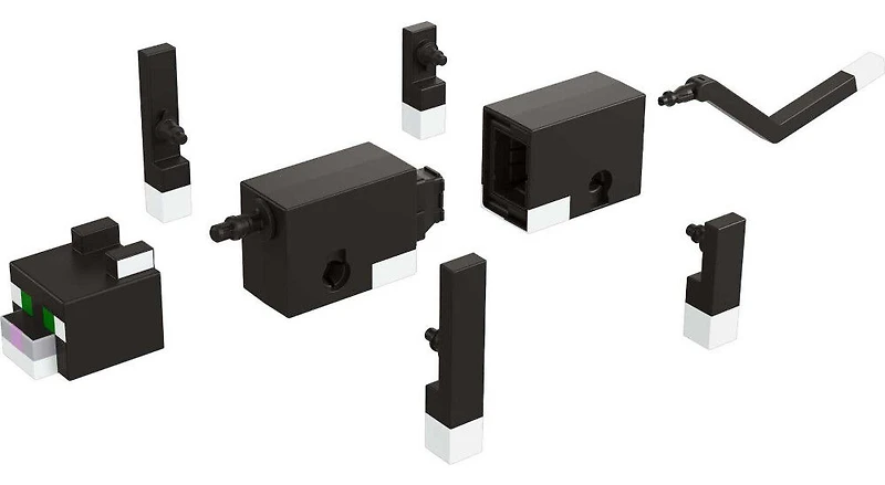 Minecraft Fusion Figures Tuxedo Cat Figure