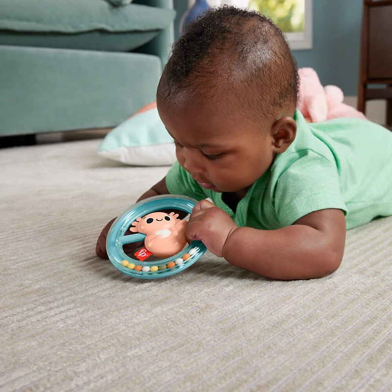 Fisher-Price - Axolotl Tourni, activité de motricité fine pour nouveau-nés