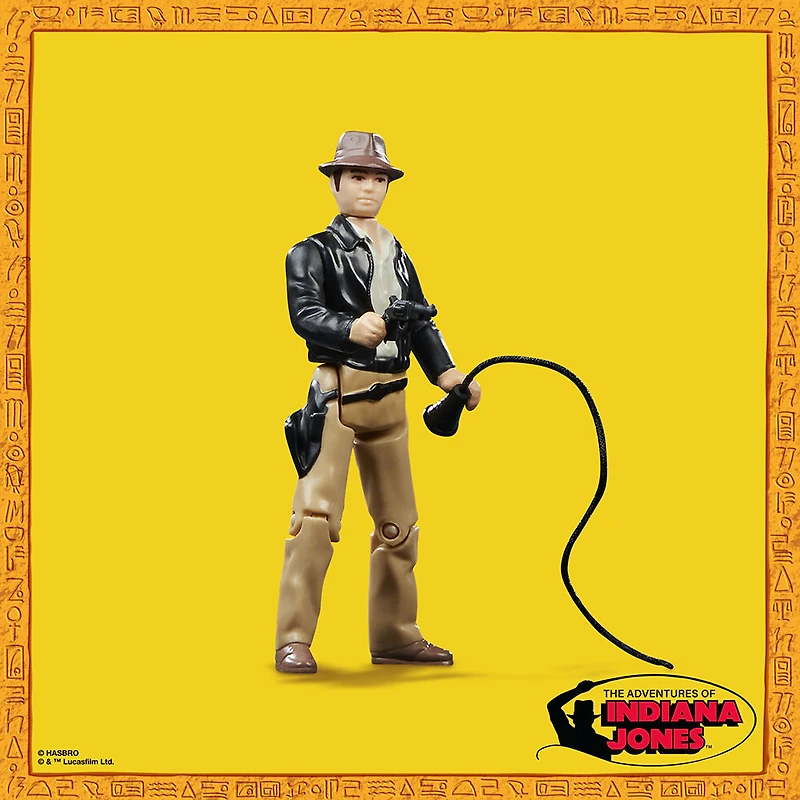 Indiana Jones et les Aventuriers de l'arche perdue, figurine Indiana Jones Retro Collection de 9,5 cm