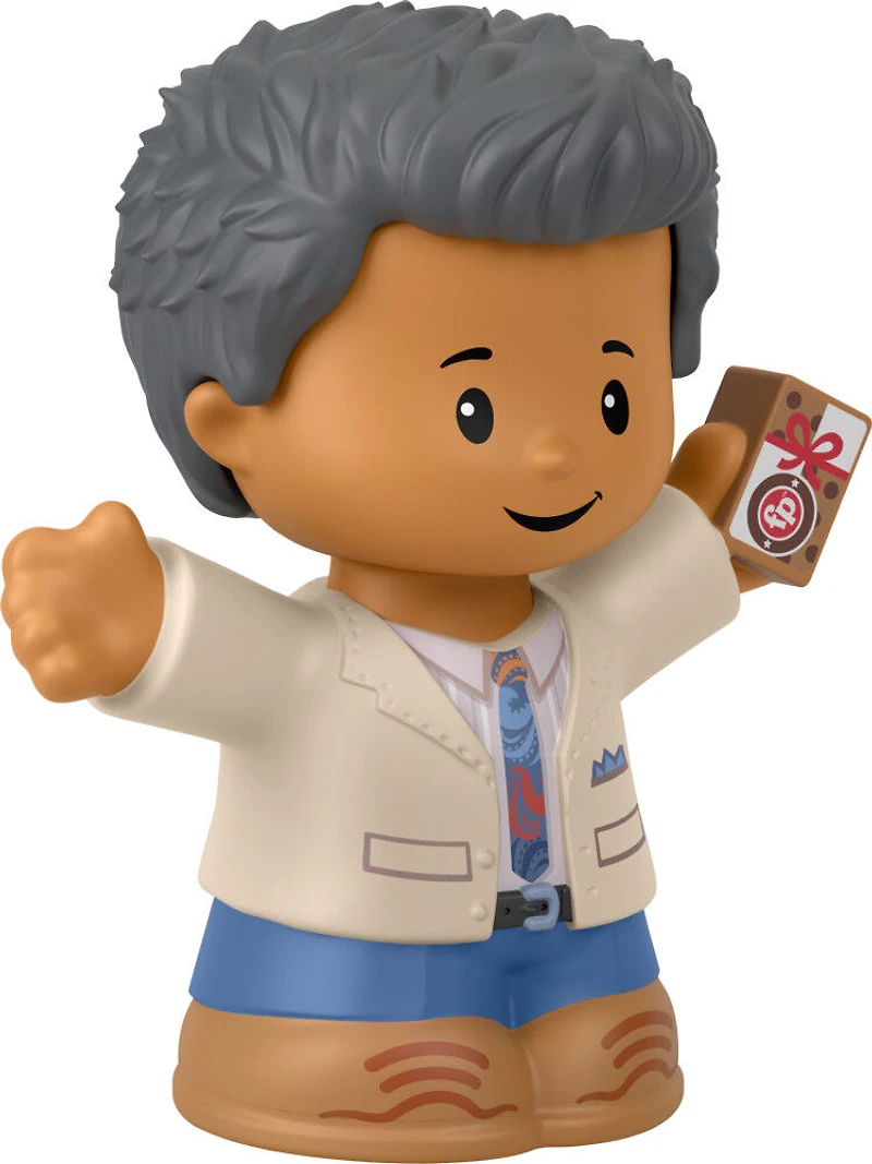 Fisher-Price Little People Gray-Haired Man Figure pour les tout-petits et les enfants d'âge préscolaire