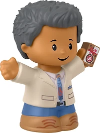 Fisher-Price Little People Gray-Haired Man Figure pour les tout-petits et les enfants d'âge préscolaire