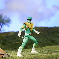 Power Rangers Lightning Collection Mighty Morphin, figurine de Ranger vert, avec accessoires