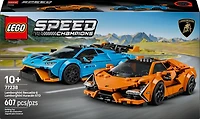 LEGO Speed Champions La Lamborghini Revuelto et la Huracán STO, Ensemble de Construction de Voitures et de Modèles 77238