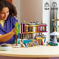 LEGO Friends Andrea's Modern Mansion Doll House - 4 Story Toy House Building Set for Kids - 42639