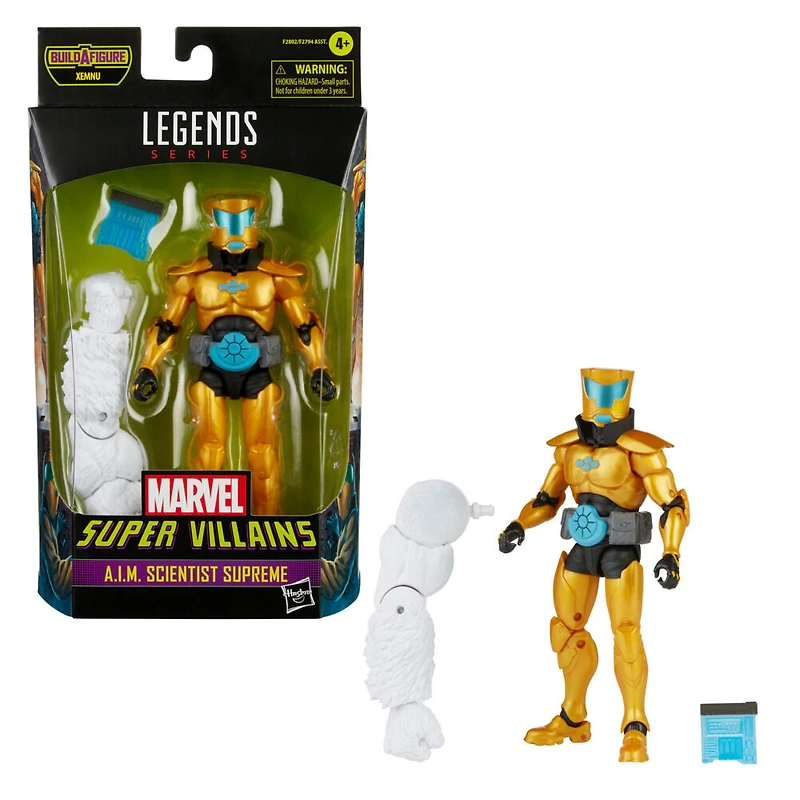 Marvel Legends Series, figurine de collection A.I.M. Scientist Supreme de 15 cm, 1 accessoire et 1 pièce Build-a-Figure