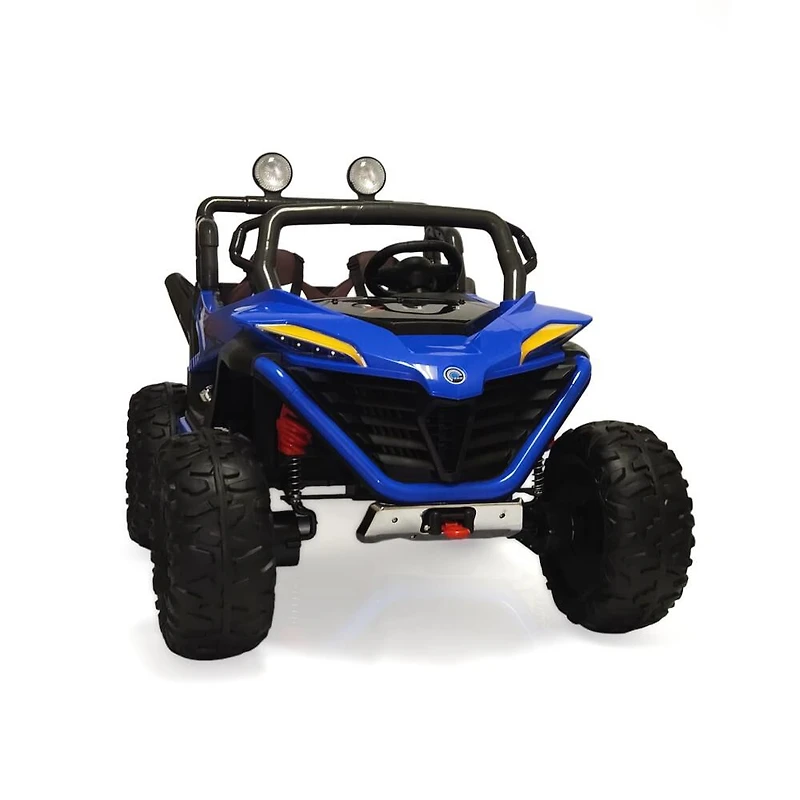 KIDSVIP Licensed Sport MX 2x12V 4x4 Poussette UTV 2 places pour enfants - Bleu - Édition anglaise