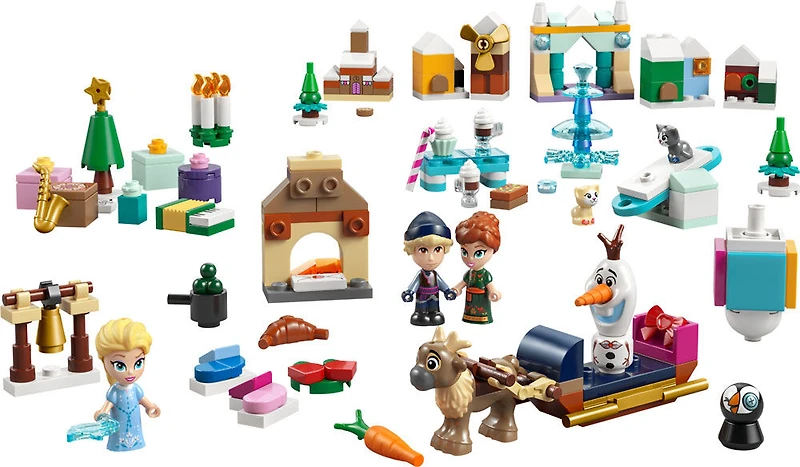 LEGO Disney Frozen Advent Calendar 2025 Fantasy Toy, Building Kit with Movie Characters 43273