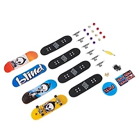 Tech Deck, Coffret de 4 fingerboards Ultra DLX, Skateboards Blind, Mini skateboards personnalisables à collectionner
