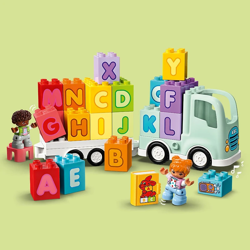LEGO DUPLO Le camion alphabet; jeux pour enfants sur l'abc, jeux éducatifs 10421
