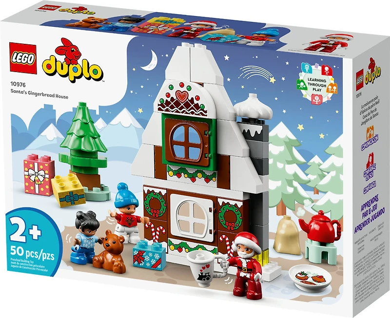 LEGO DUPLO La maison en pain d'épices du père Noël 10976 Jouet de construction (50 pièces)