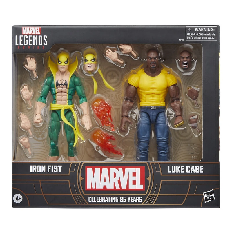 Marvel Legends Series Iron Fist et Luke Cage, figurines inspirées des bandes dessinées