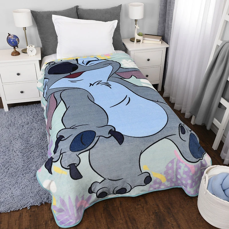Couverture Surdimensionnée Polaire Disney Lilo and Stitch pour Enfants (60 "x90") 