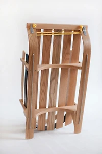 JAB - Grand traîneau Deluxe pour enfant avec coussin