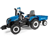 Peg-Perego New Holland T8 Tractor with Trailer