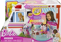 Barbie Toys, Transforming Ambulance and Clinic Playset, 20+ Accessories, Care Clinic