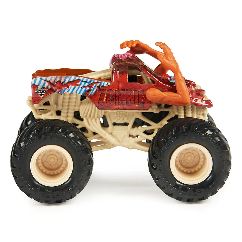 Monster Jam, Monster trucks officiels en métal moulé Zombie Vs. Zombie Die-Cast, échelle 1:64