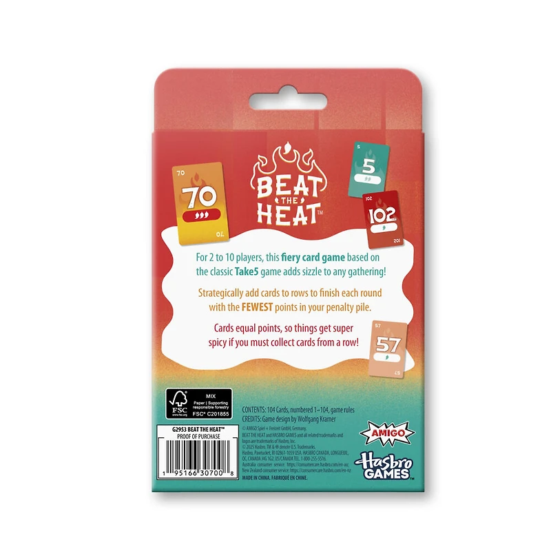 Beat the Heat Card Game - English Edition