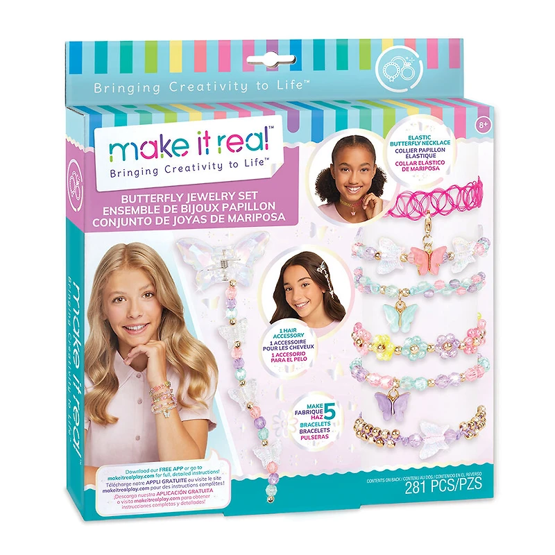 Make it Real Butterfly Jewelry set
